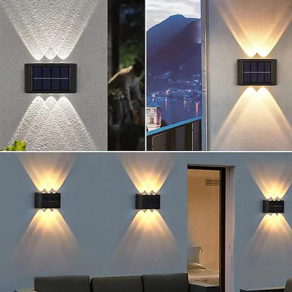 2-Pieces: Outdoor Wall Light Solar Waterproof LED Light Cartsfy Inc.