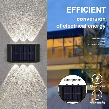 2-Pieces: Outdoor Wall Light Solar Waterproof LED Light Cartsfy Inc.