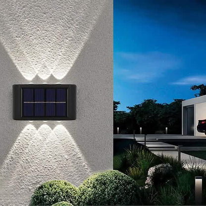 2-Pieces: Outdoor Wall Light Solar Waterproof LED Light Cartsfy Inc.