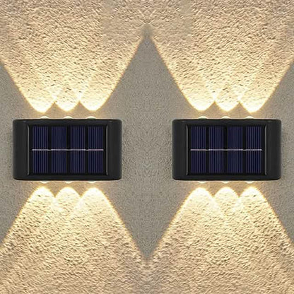 2-Pieces: Outdoor Wall Light Solar Waterproof LED Light Cartsfy Inc.