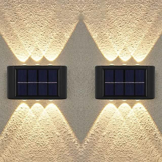 2-Pieces: Outdoor Wall Light Solar Waterproof LED Light Cartsfy Inc.