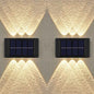 2-Pieces: Outdoor Wall Light Solar Waterproof LED Light Cartsfy Inc.