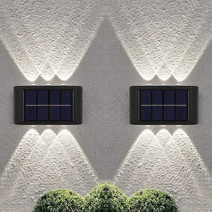 2-Pieces: Outdoor Wall Light Solar Waterproof LED Light Cartsfy Inc.