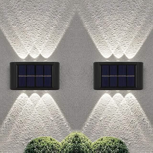 2-Pieces: Outdoor Wall Light Solar Waterproof LED Light Cartsfy Inc.