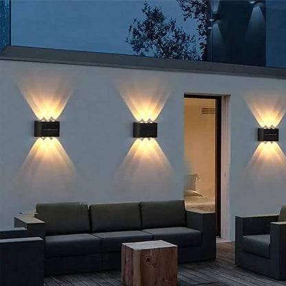 2-Pieces: Outdoor Wall Light Solar Waterproof LED Light Cartsfy Inc.