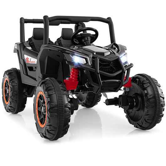 2-Seater Kids Ride on UTV with 2.4G Remote Control for over 3 Years Old Children-Black Cartsfy Inc.