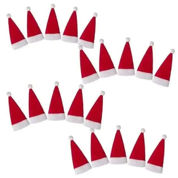 20-Piece: Christmas Santa Hat Silverware Storage Bag DailySale Default Title Default Title-
