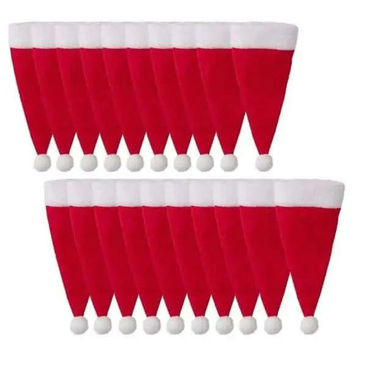 20-Piece: Christmas Santa Hat Silverware Storage Bag DailySale Default Title Default Title-