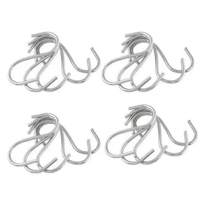 20-Piece: Household Holder Kitchen Stainless Steel S Shaped Hooks DailySale Default Title Default Title-