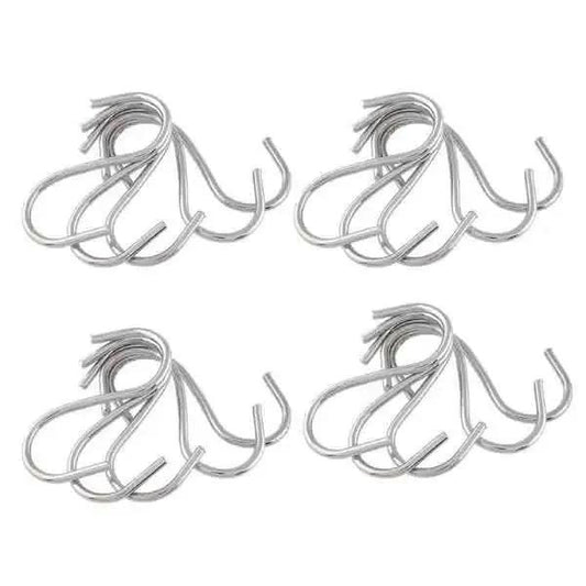 20-Piece: Household Holder Kitchen Stainless Steel S Shaped Hooks DailySale Default Title Default Title-