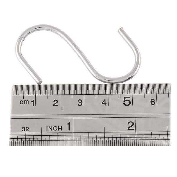 20-Piece: Household Holder Kitchen Stainless Steel S Shaped Hooks Cartsfy Inc.