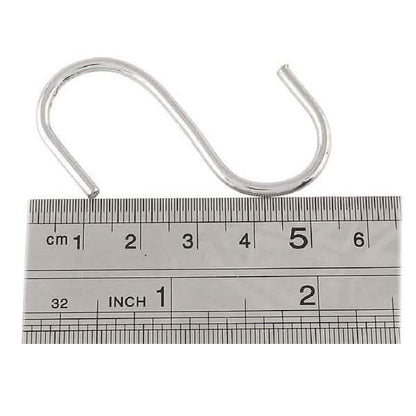 20-Piece: Household Holder Kitchen Stainless Steel S Shaped Hooks Cartsfy Inc.
