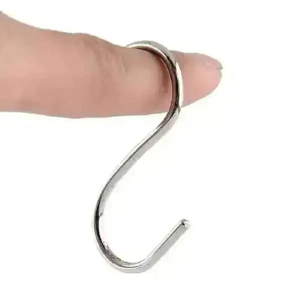 20-Piece: Household Holder Kitchen Stainless Steel S Shaped Hooks Cartsfy Inc.