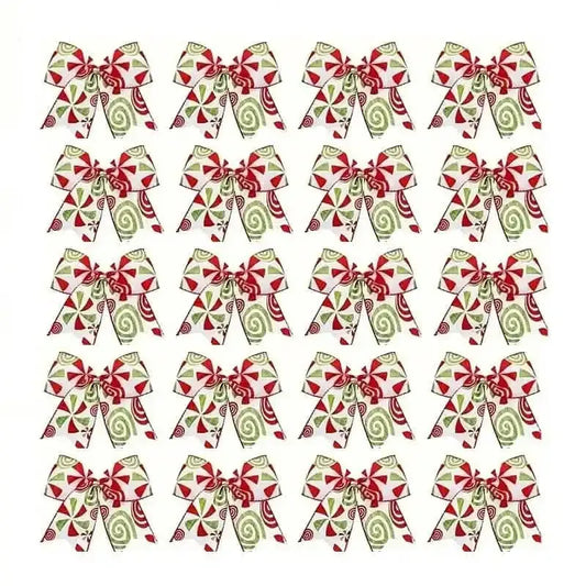 20-Pieces: Christmas Tree Bow Decorations DailySale Default Title Default Title-