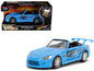 2001 Honda S2000 Convertible Blue with Graphics "Fast & Furious Remix - 25th Anniversary" Series  1/32 Diecast Model Car by Jada Cartsfy Inc.