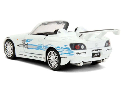 2001 Honda S2000 Convertible White with Graphics "Fast & Furious Remix - 25th Anniversary" Series 1/32 Diecast Model Car by Jada Miniature Motors Default Title Default Title-