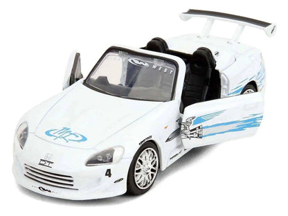 2001 Honda S2000 Convertible White with Graphics "Fast & Furious Remix - 25th Anniversary" Series 1/32 Diecast Model Car by Jada Miniature Motors Default Title Default Title-