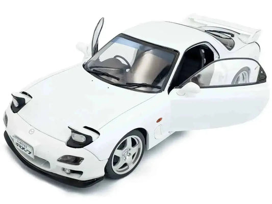 2001 Mazda RX7 Type RS (FD3S) RHD (Right Hand Drive) White 1/18 Diecast Model Car by Solido Cartsfy Inc.