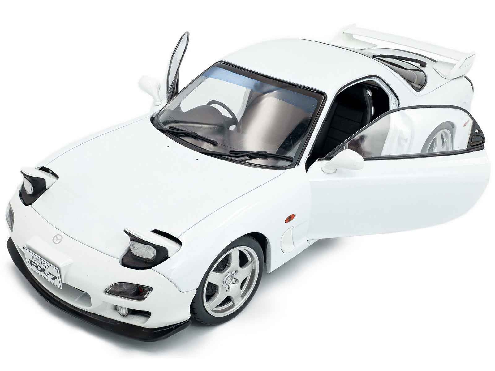 2001 Mazda RX7 Type RS (FD3S) RHD (Right Hand Drive) White 1/18 Diecast Model Car by Solido Miniature Motors Default Title Default Title-