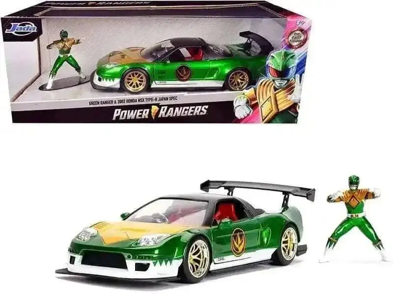 2002 Honda NSX Type-R Diecast Model with Green Ranger Figurine