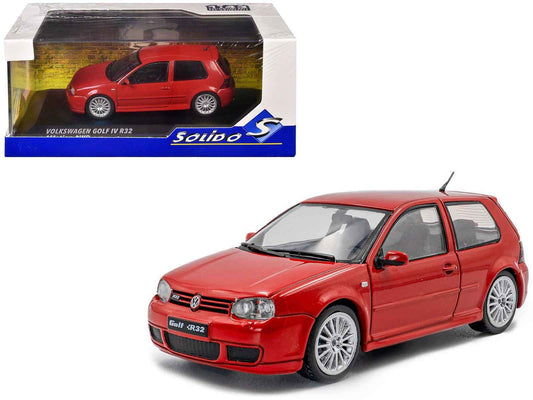 2003 Volkswagen Golf IV R32 Toronto Red 1/43 Diecast Model Car by Solido Cartsfy Inc.