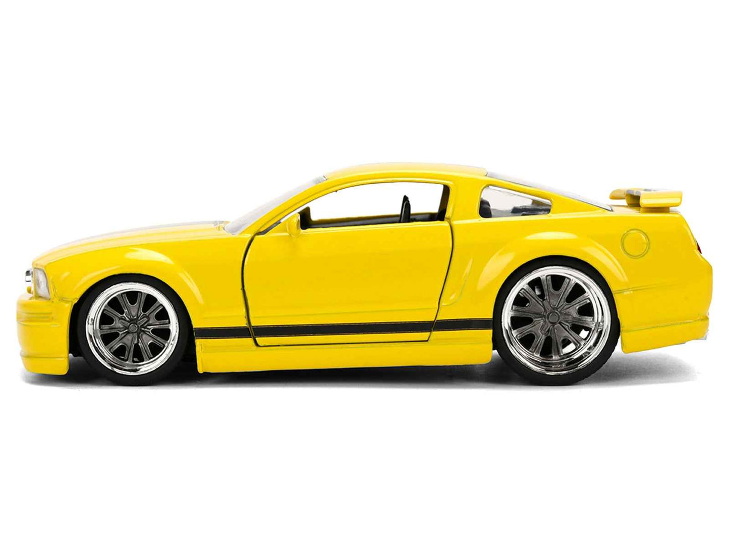 2006 Ford Mustang GT Yellow with Black Stripes "Fast & Furious 25 Years" Series 1/32 Diecast Model Car by Jada Cartsfy Inc.