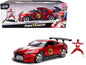 2009 Nissan GT-R (R35) Candy Red and Red Ranger Diecast Figurine "Power Rangers" 1/24 Diecast Model Car by Jada Miniature Motors Default Title Default Title-