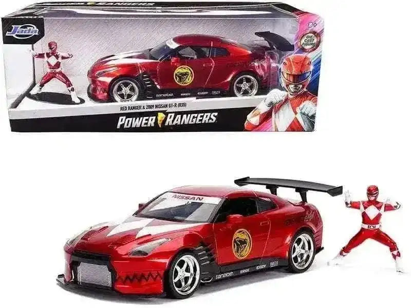 2009 Nissan GT-R (R35) Candy Red Diecast Model - Power Rangers Edition