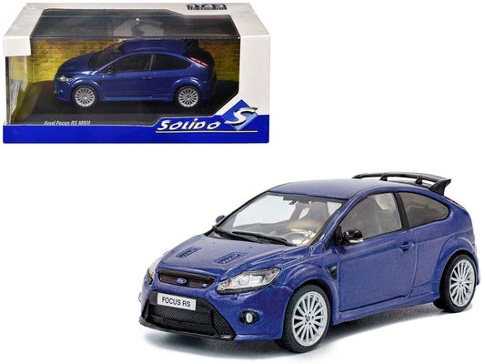 2010 Ford Focus MKII RS Indianapolis Blue Metallic 1/43 Diecast Model Car by Solido Cartsfy Inc.