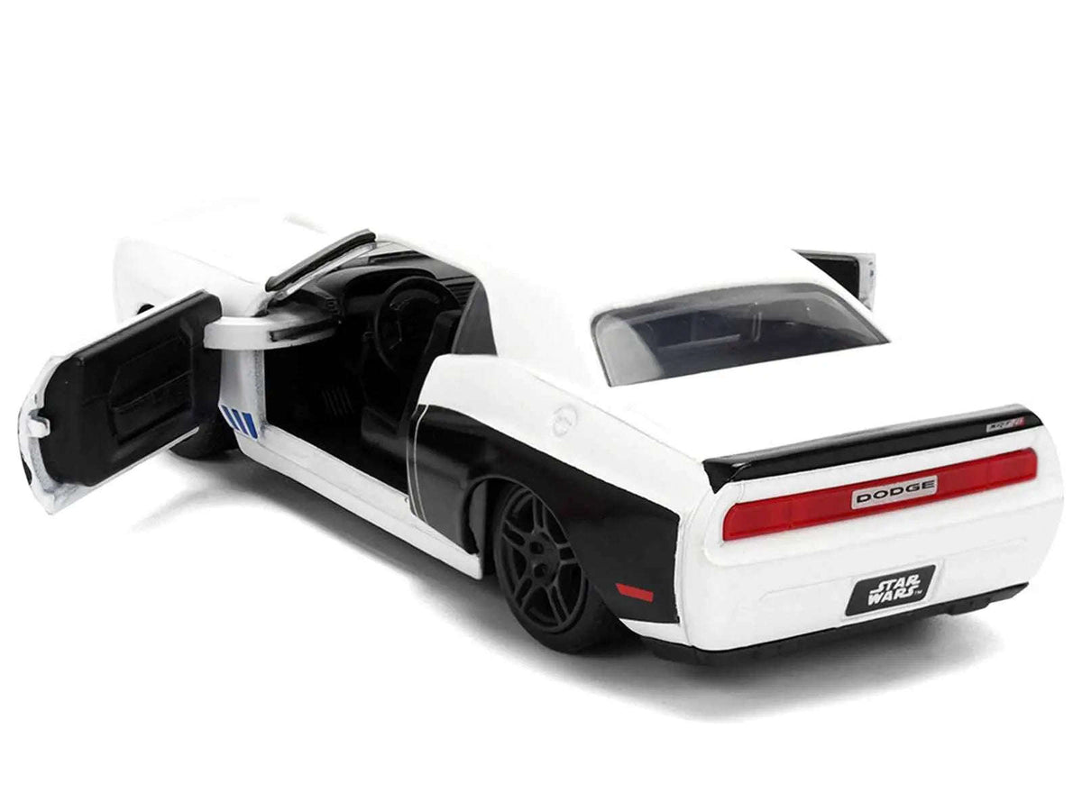 2012 Dodge Challenger SRT8 "Stormtrooper" Livery White with Graphics "Star Wars" Franchise "Hollywood Rides" Series 1/32 Diecast Model Car by Jada Cartsfy Inc.