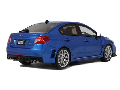 2015 Subaru WRX Sti S207 RHD (Right Hand Drive) Blue Pearl Metallic Limited Edition to 2000 pieces Worldwide 1/18 Model Car by Otto Mobile Miniature Motors Default Title Default Title-