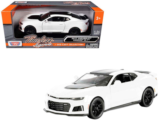 2017 Chevrolet Camaro ZL1 White 1/24 Diecast Model Car by Motormax Cartsfy Inc.