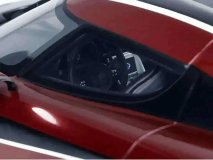 2017 Koenigsegg Agera RS Deep Red Metallic with Black Stripes 1/18 Model Car by GT Spirit Cartsfy Inc.