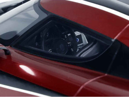 2017 Koenigsegg Agera RS Deep Red Metallic with Black Stripes 1/18 Model Car by GT Spirit Miniature Motors Default Title Default Title-