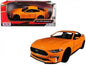 2018 Ford Mustang GT 5.0 Orange Diecast Model Car - 1/24 Scale by Motormax
