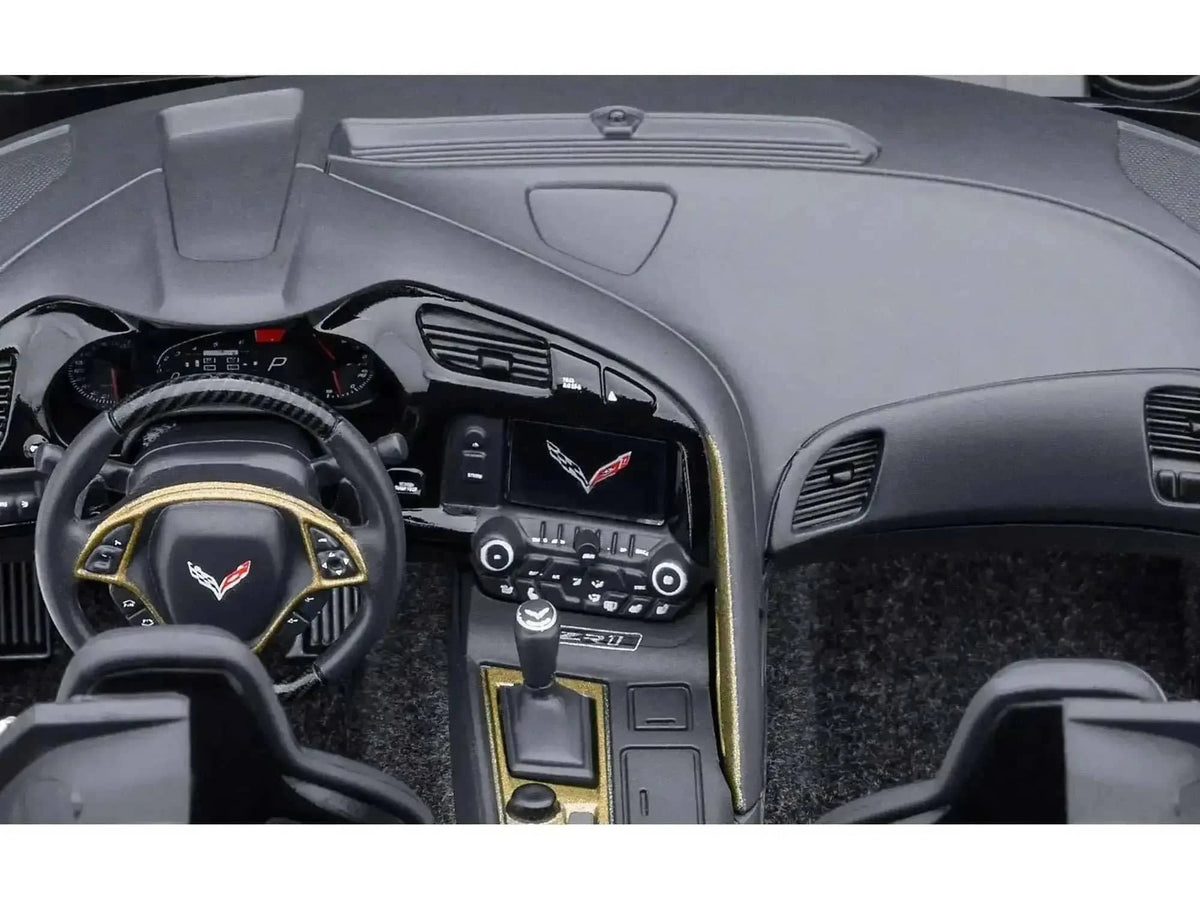 2019 Chevrolet Corvette C7 ZR1 Sebring Orange Tintcoat with Carbon Top 1/18 Model Car by Autoart Cartsfy Inc.