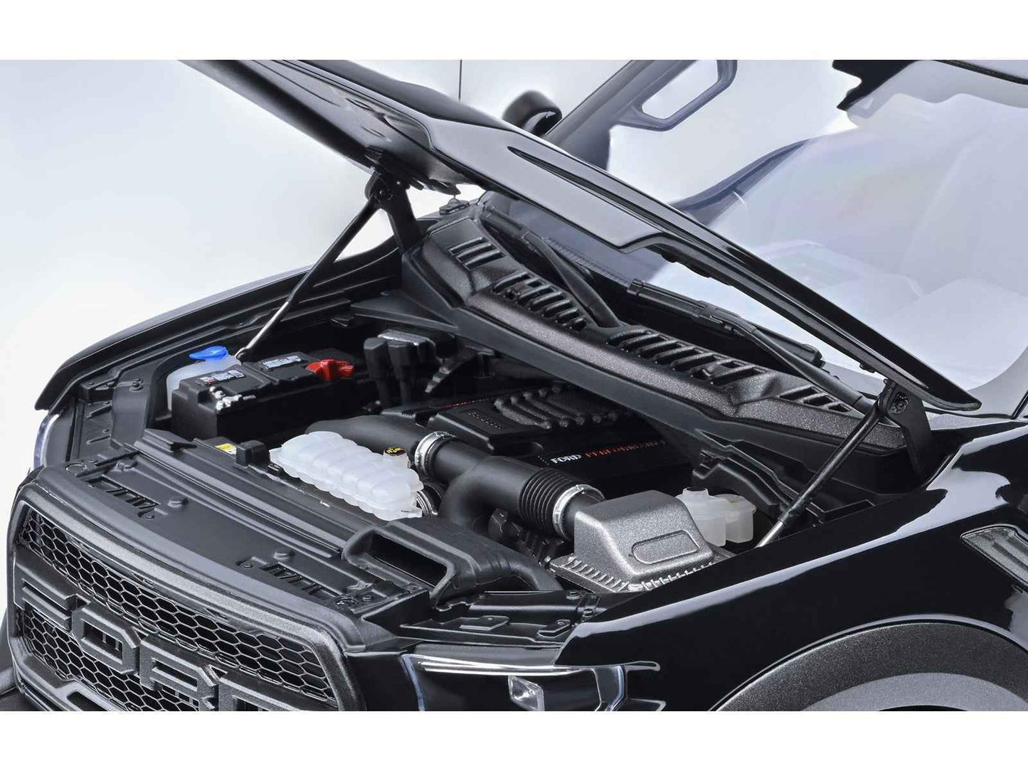 2019 Ford F-150 Raptor Pickup Truck Agate Black 1/18 Model Car by Autoart Miniature Motors Default Title Default Title-