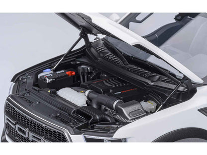 2019 Ford F-150 Raptor Pickup Truck Oxford White 1/18 Model Car by Autoart Miniature Motors Default Title Default Title-