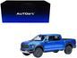 2019 Ford F-150 Raptor Pickup Truck Velocity Blue 1/18 Model Car