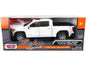 2019 GMC Sierra 1500 SLT Crew Cab 4x4 Pickup Truck with Sunroof White "Timeless Legends" Series 1/24-1/27 Diecast Model Car by Motormax Cartsfy Inc.