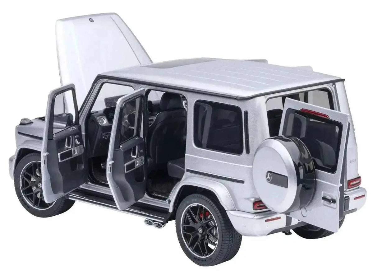 2019 Mercedes-Benz AMG G63 Iridium Silver Metallic 1/18 Model Car by Autoart Cartsfy Inc.