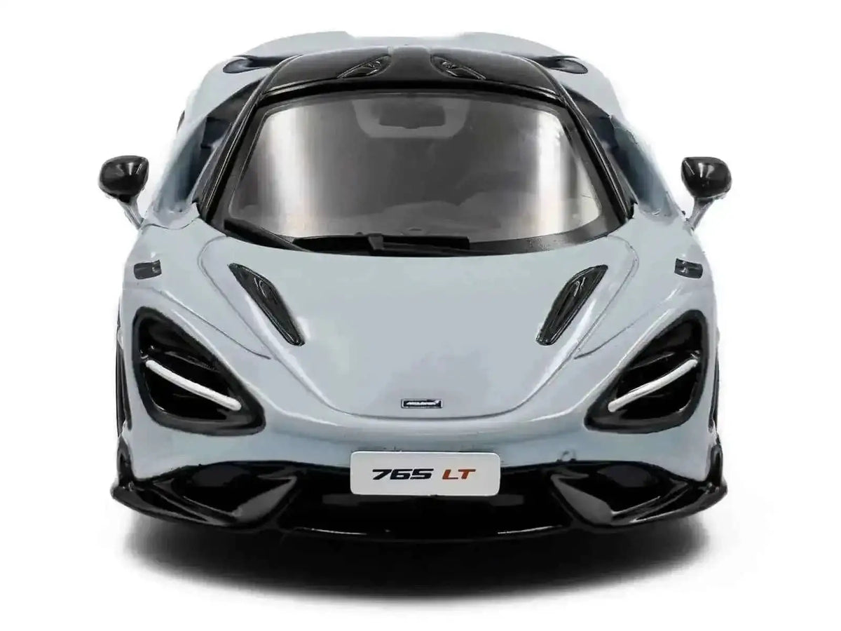 2020 McLaren 765LT Ceramic Gray with Black Top 1/43 Diecast Model Car by Solido Cartsfy Inc.