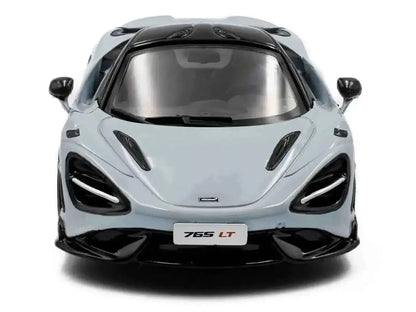 2020 McLaren 765LT Ceramic Gray with Black Top 1/43 Diecast Model Car by Solido Cartsfy Inc.