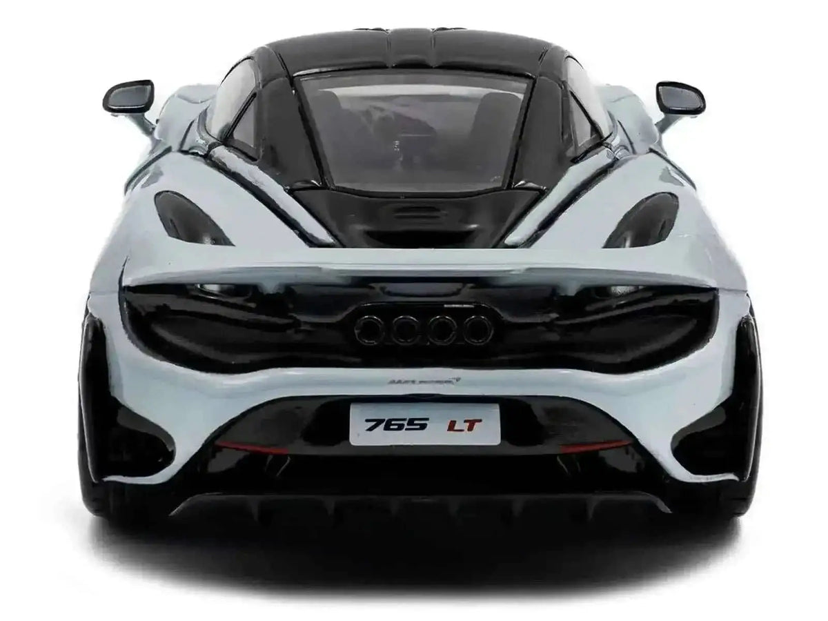 2020 McLaren 765LT Ceramic Gray with Black Top 1/43 Diecast Model Car by Solido Cartsfy Inc.