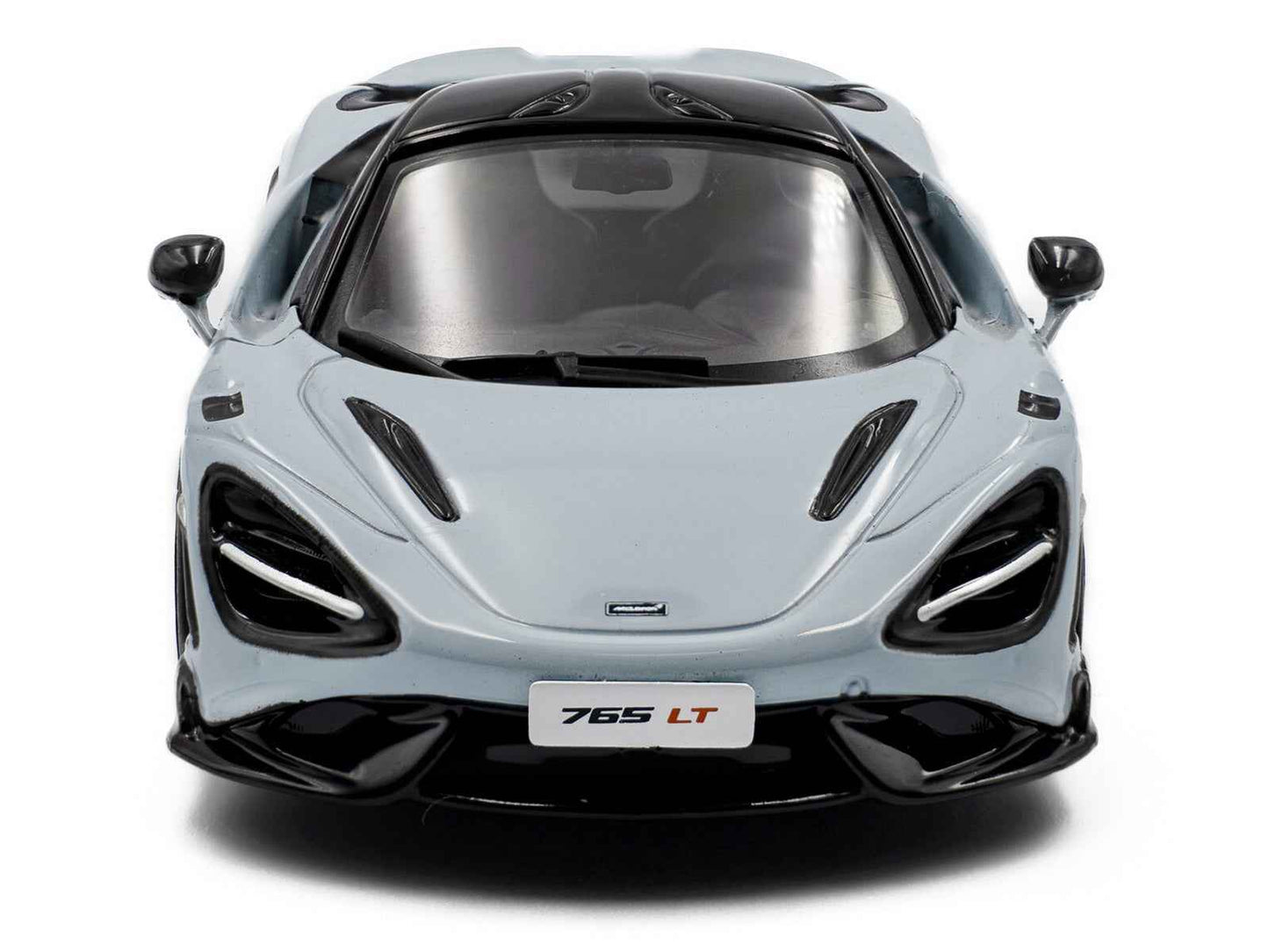 2020 McLaren 765LT Ceramic Gray with Black Top 1/43 Diecast Model Car by Solido Cartsfy Inc.