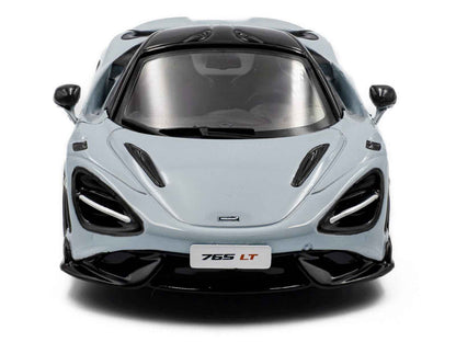 2020 McLaren 765LT Ceramic Gray with Black Top 1/43 Diecast Model Car by Solido Cartsfy Inc.