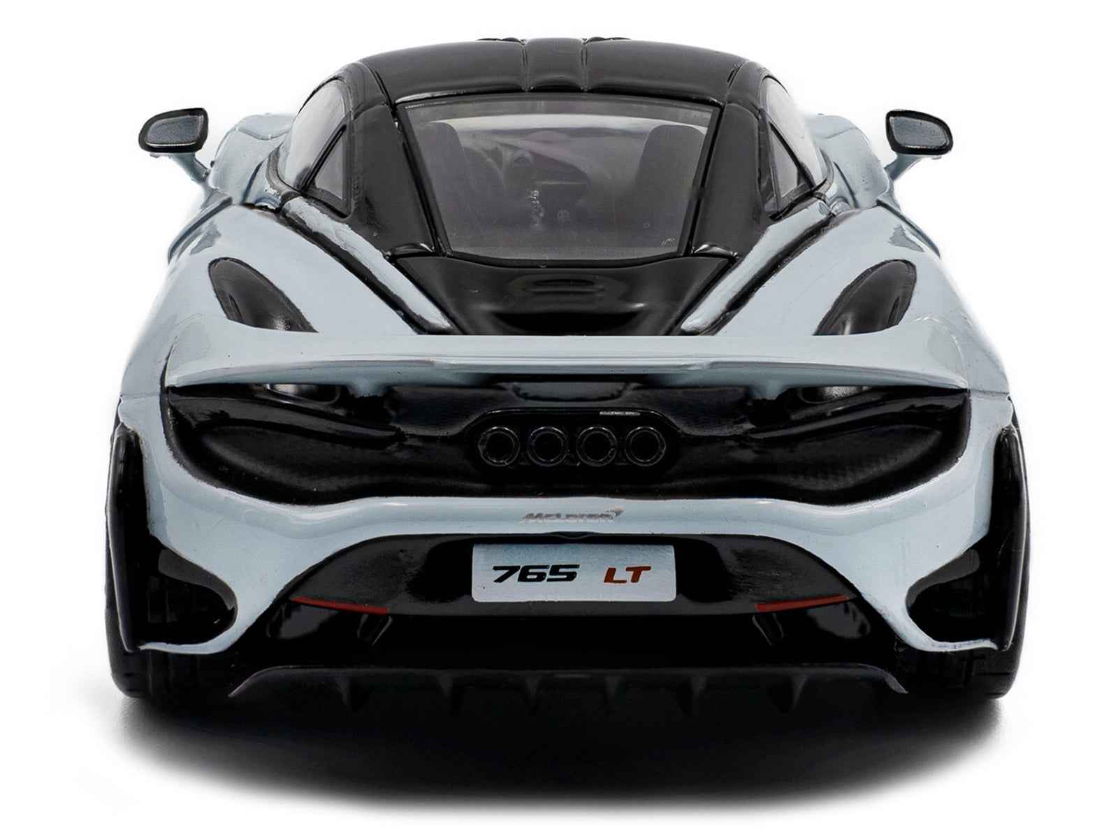 2020 McLaren 765LT Ceramic Gray with Black Top 1/43 Diecast Model Car by Solido Cartsfy Inc.