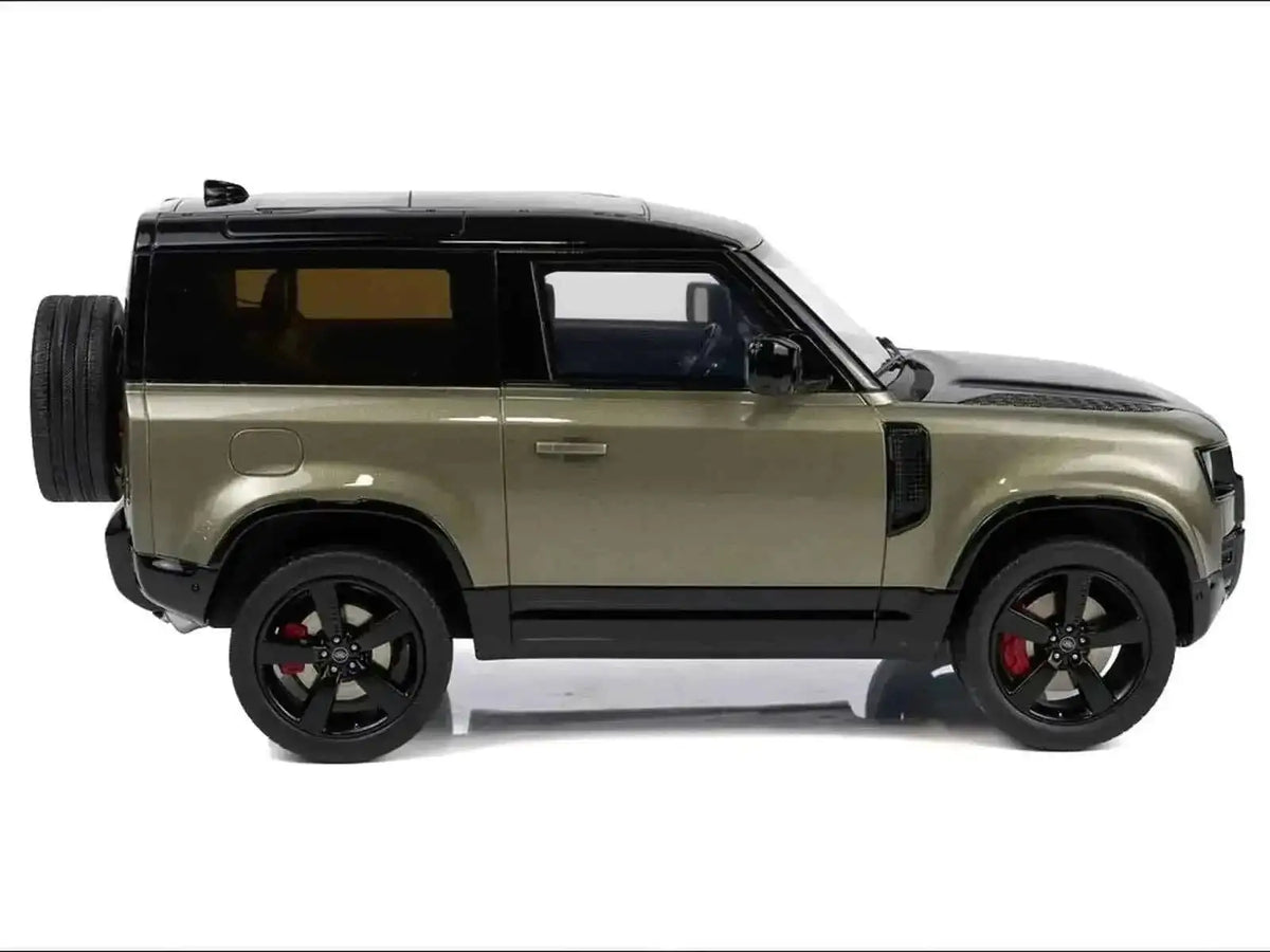 2021 Land Rover Defender 90 P400 X-Dynamic HSE Pangea Green Metallic 1/18 Model Car by GT Spirit Cartsfy Inc.