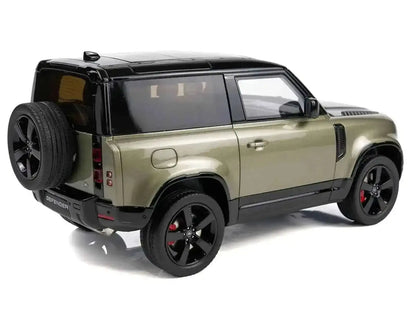 2021 Land Rover Defender 90 P400 X-Dynamic HSE Pangea Green Metallic 1/18 Model Car by GT Spirit Cartsfy Inc.