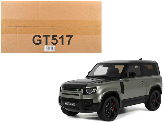 2021 Land Rover Defender 90 P400 X-Dynamic HSE Pangea Green Metallic 1/18 Model Car by GT Spirit Cartsfy Inc.